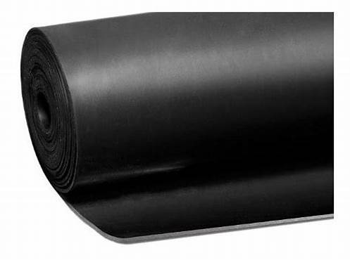 Lençol de borracha EPDM preto enrolado