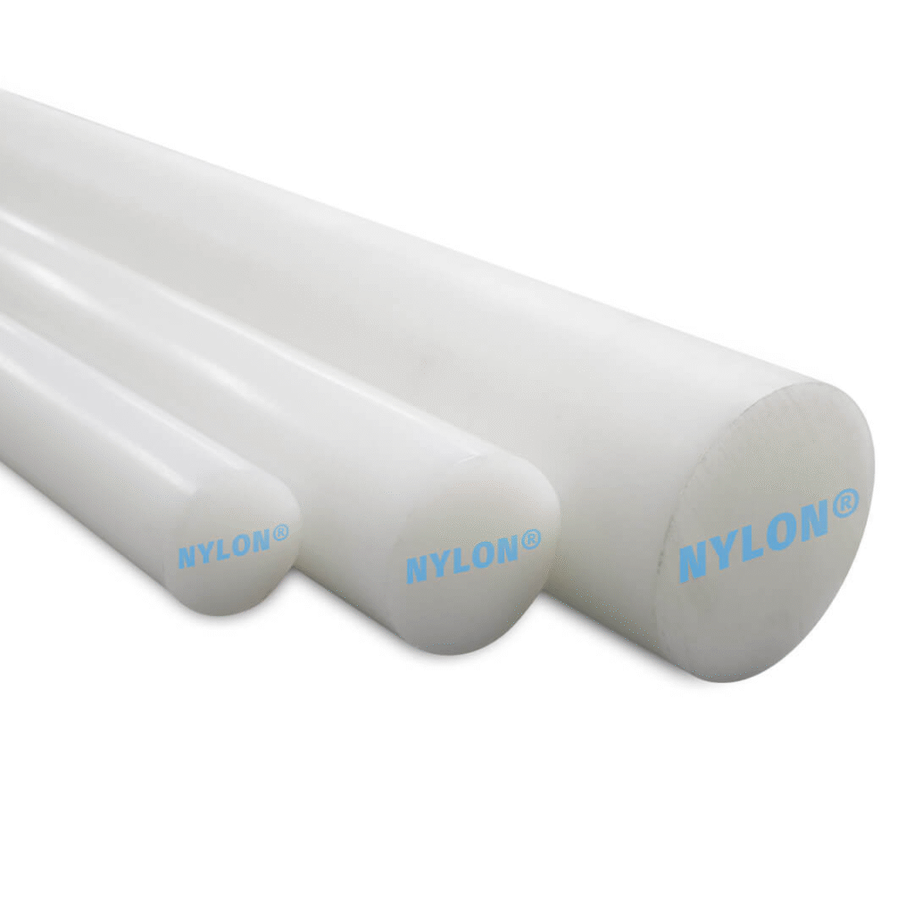 Tarugos de nylon com medidas diferentes