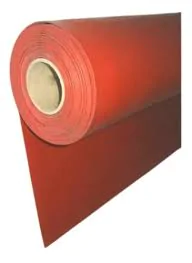 lençol de borracha vermelho
