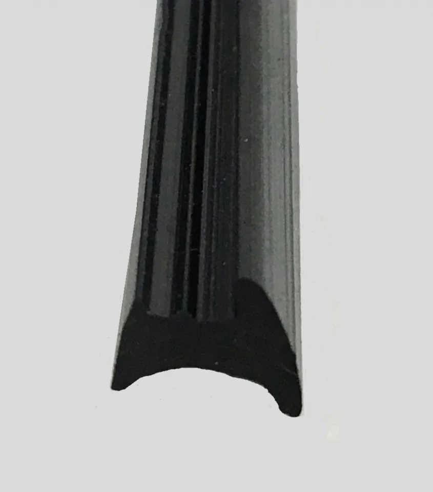 Guarnição de Borracha para Vidros  preto