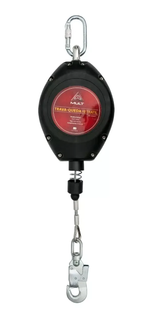 trava quedas cabo de aço