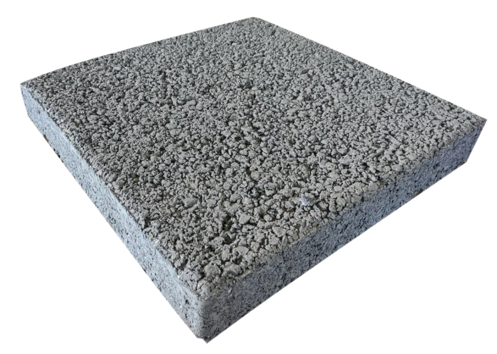 Piso Drenante Permeável 100x100x2,5 cm
