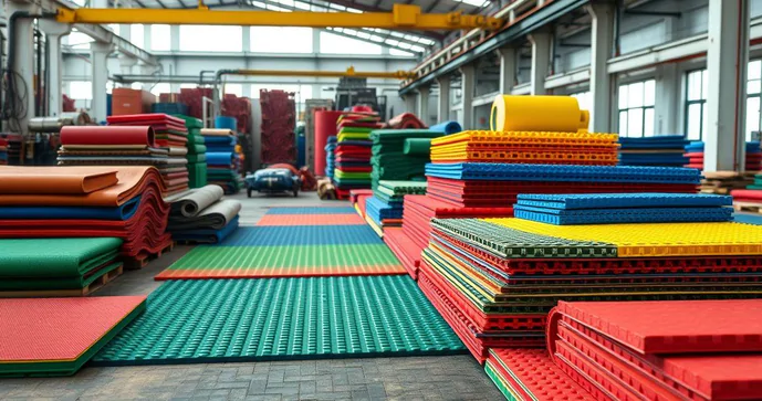 Tapetes de borracha: usos industriais e domésticos