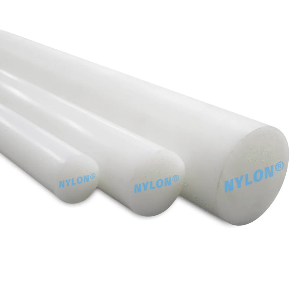 Tarugos de nylon com medidas diferentes